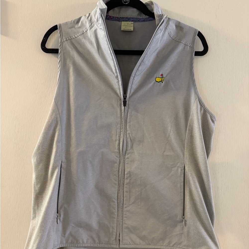 Peter Millar (Masters) Gray Vest with Paisley Trim